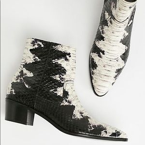Snake skin Palo Alto Western Free People boots